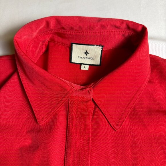 Tuckernuck | Size L | Chloe Dress in Red ($298) - Picture 4 of 9